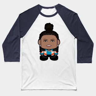 Mrs. Obamabot POLITICO'BOT Toy Robot (Top Knot) Baseball T-Shirt